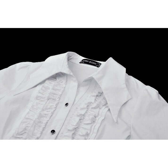 Dark in Love Gothic Shirt Queeny White Demon UK 8-18 - QHA UK