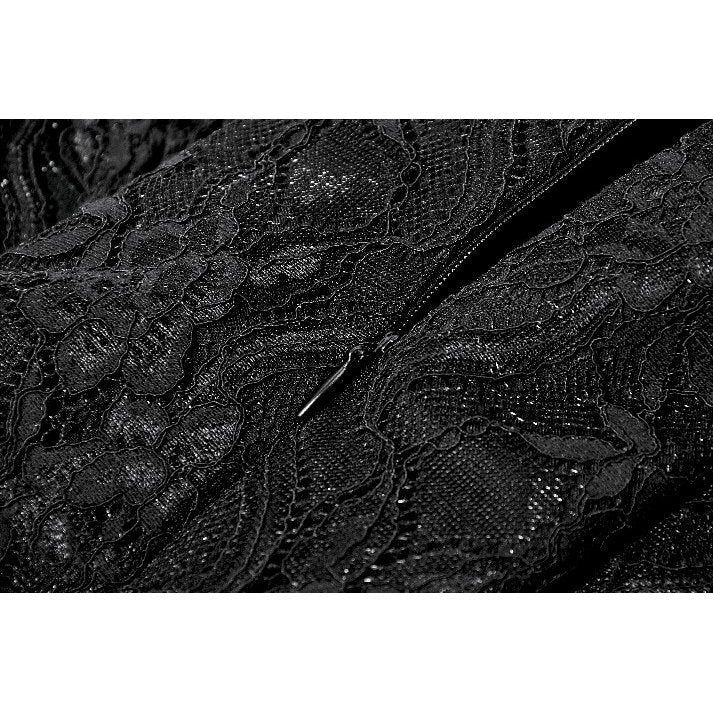 Dark in Love Romantic Gothic High-Low Dress Lace Layered UK 8-18 - QHA UK
