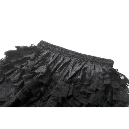 Dark in Love Women's Gothic Bloomers Rosalie Baroque Lace Frill - QHA UK