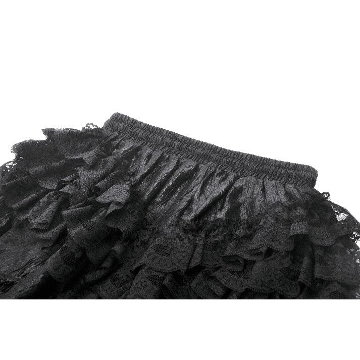 Dark in Love Women's Gothic Bloomers Rosalie Baroque Lace Frill - QHA UK