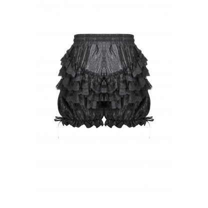 Dark in Love Women's Gothic Bloomers Rosalie Baroque Lace Frill - QHA UK
