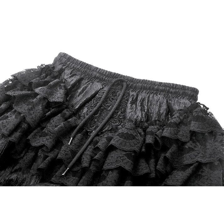 Dark in Love Women's Gothic Bloomers Rosalie Baroque Lace Frill - QHA UK
