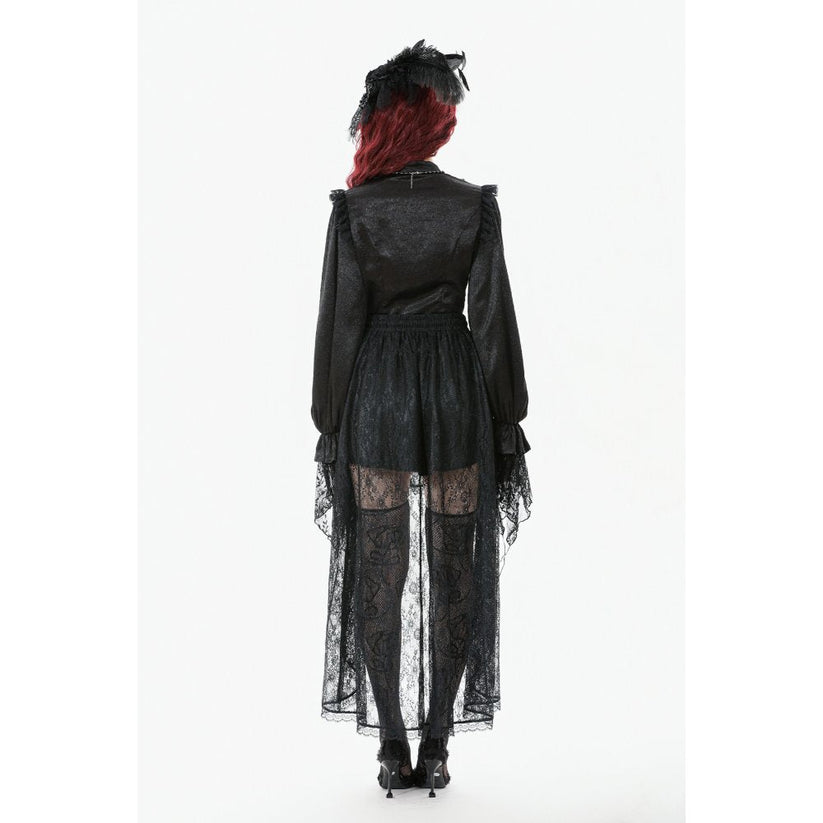 Dark in Love Women's Skirt Sabina High-Low Lace - QHA UK