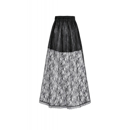 Dark in Love Women's Skirt Sabina High-Low Lace - QHA UK