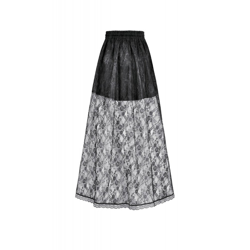 Dark in Love Women's Skirt Sabina High-Low Lace - QHA UK