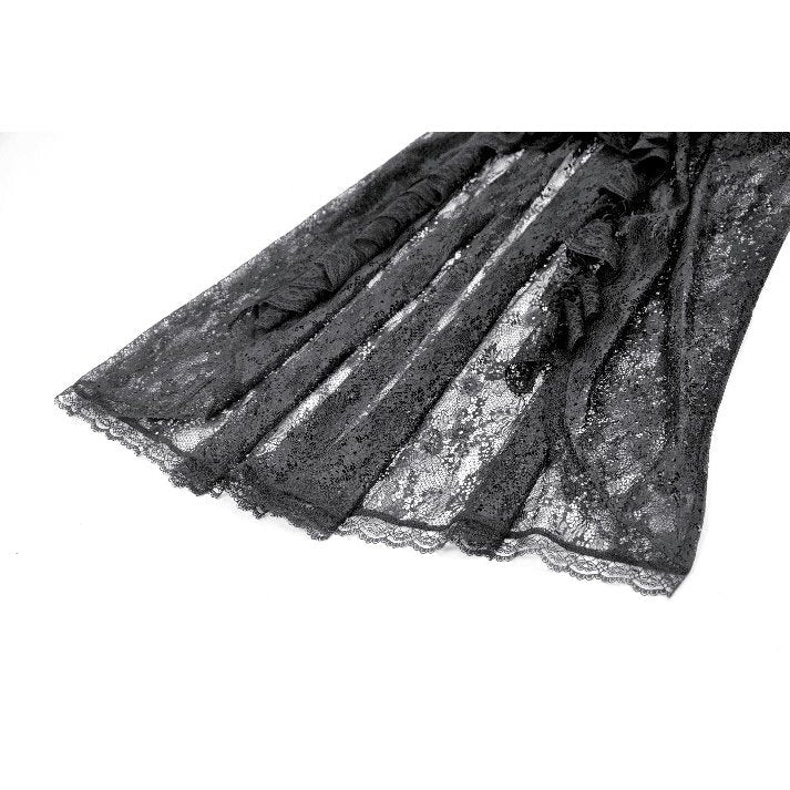 Dark in Love Women's Skirt Sabina High-Low Lace - QHA UK