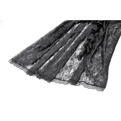 Dark in Love Women's Skirt Sabina High-Low Lace - QHA UK