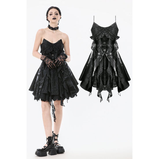 Dark in Love Mini Dress Sabine Layered UK 8-18 - QHA UK