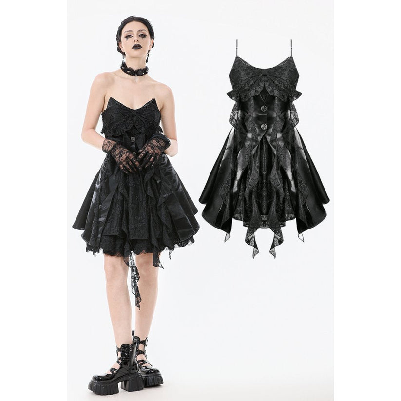 Dark in Love Mini Dress Sabine Layered UK 8-18 - QHA UK