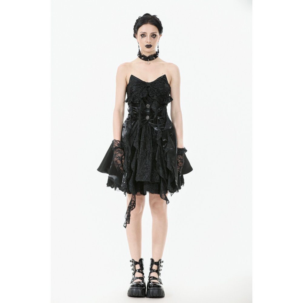 Dark in Love Mini Dress Sabine Layered UK 8-18 - QHA UK