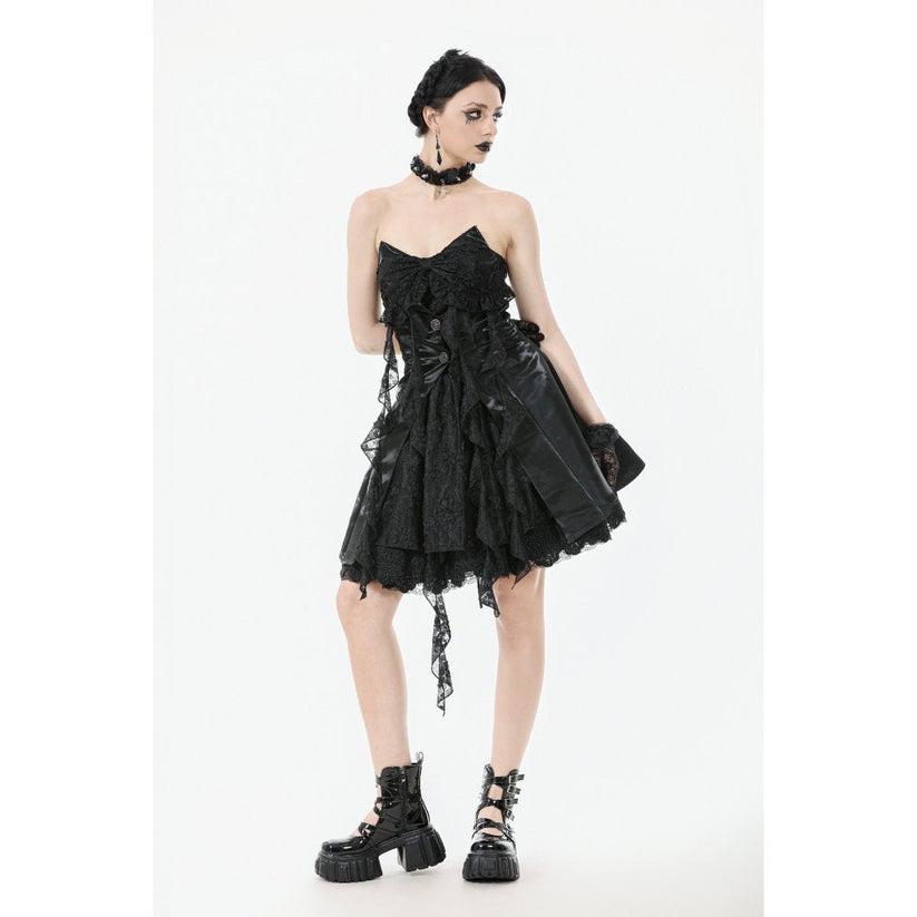 Dark in Love Mini Dress Sabine Layered UK 8-18 - QHA UK
