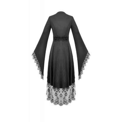Dark in Love Gothic Dress Selene Kimono Tail UK 8-20 - QHA UK