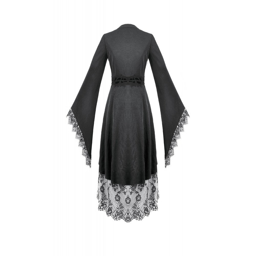 Dark in Love Gothic Dress Selene Kimono Tail UK 8-20 - QHA UK