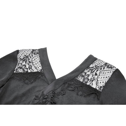 Dark in Love Gothic Dress Selene Kimono Tail UK 8-20 - QHA UK