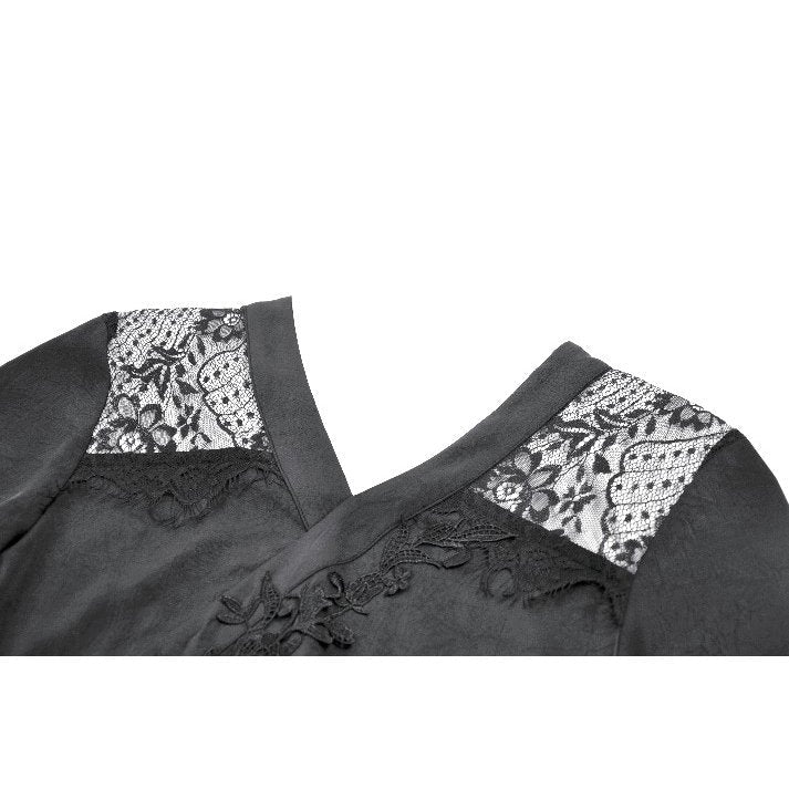 Dark in Love Gothic Dress Selene Kimono Tail UK 8-20 - QHA UK
