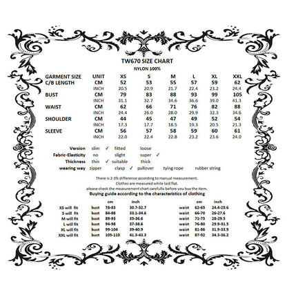 Dark in Love Women's Gothic Blouse Seraphina UK 8-18 - QHA UK