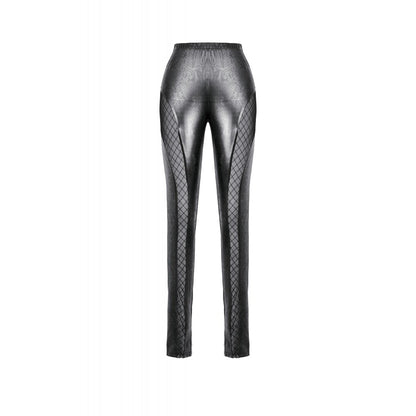 Dark in Love Women's Leggings Serpentine Mesh Panel UK 8-18 - QHA UK