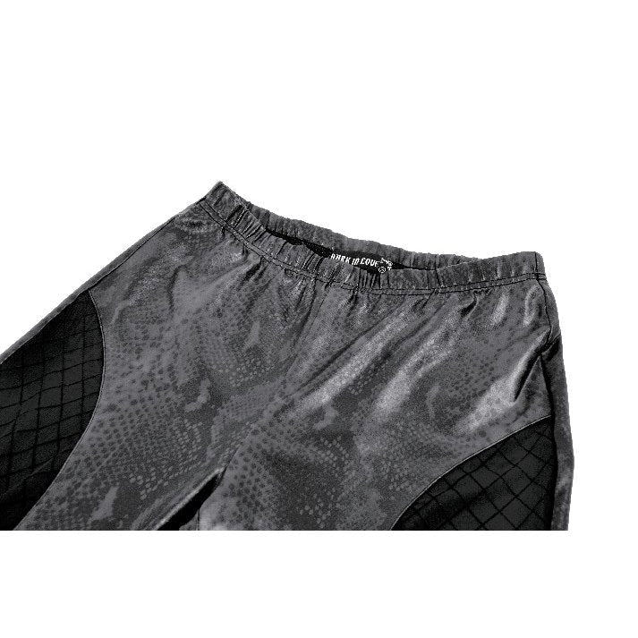 Dark in Love Women's Leggings Serpentine Mesh Panel UK 8-18 - QHA UK