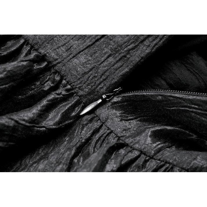 Dark in Love Women's Lolita Dress Shadow Lament Ruched UK 8-18 - QHA UK