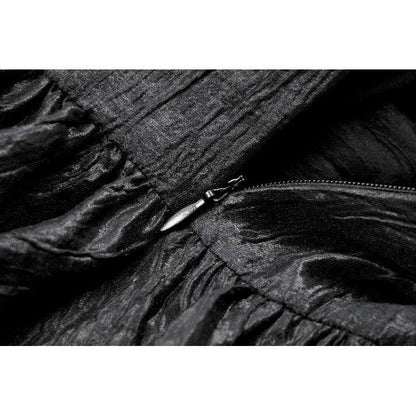 Dark in Love Women's Lolita Dress Shadow Lament Ruched UK 8-18 - QHA UK