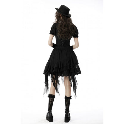 Dark in Love Blouse Sinead Black UK 8-18 - QHA UK