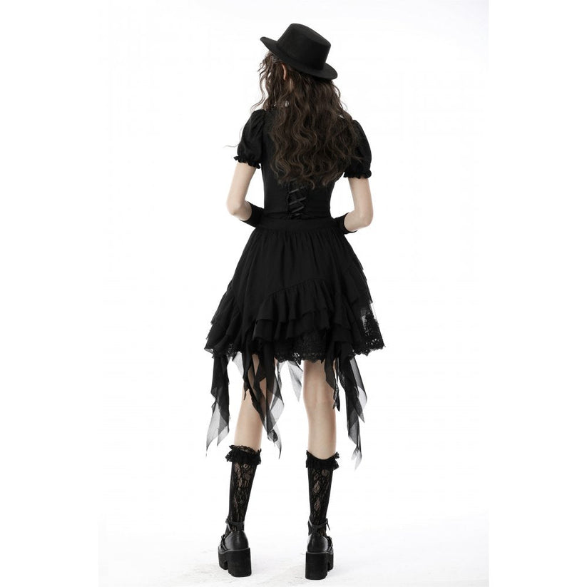 Dark in Love Blouse Sinead Black UK 8-18 - QHA UK