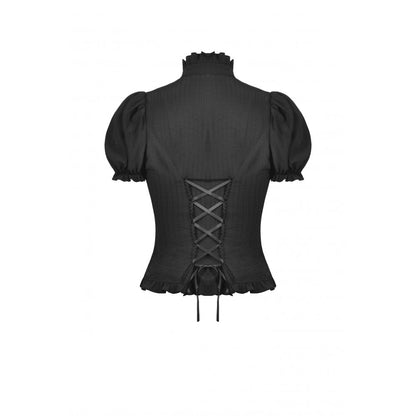 Dark in Love Blouse Sinead Black UK 8-18 - QHA UK