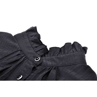 Dark in Love Blouse Sinead Black UK 8-18 - QHA UK