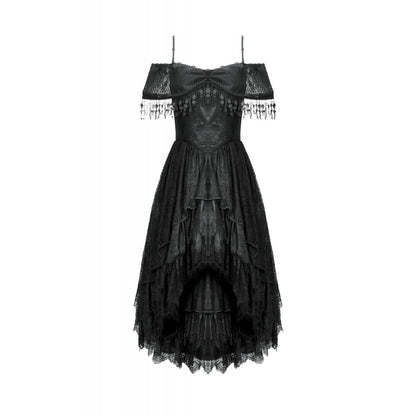 Dark in Love Gothic High-Low Dress Soraya Lace UK 8-18 - QHA UK