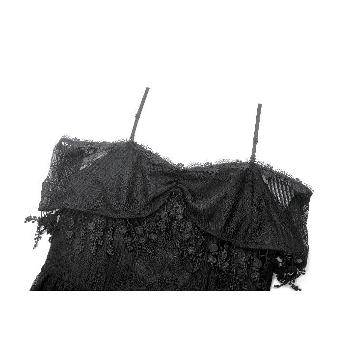Dark in Love Gothic High-Low Dress Soraya Lace UK 8-18 - QHA UK