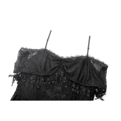 Dark in Love Gothic High-Low Dress Soraya Lace UK 8-18 - QHA UK