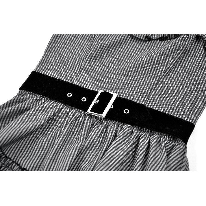 Dark in Love Gothic Mini Dress Striped UK 8-18 - QHA UK