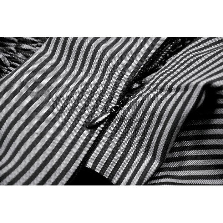 Dark in Love Gothic Mini Dress Striped UK 8-18 - QHA UK