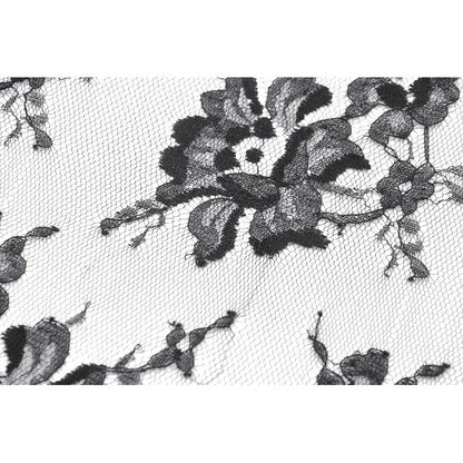 Dark in Love Arm Sleeves Thalassa Floral Lace Draped S-4XL - Sleeve Detail - QHA UK