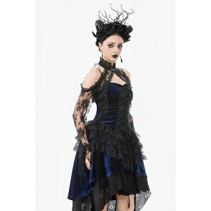 Dark in Love Arm Sleeves Thalassa Floral Lace Draped S-4XL - Sleeve Detail - QHA UK