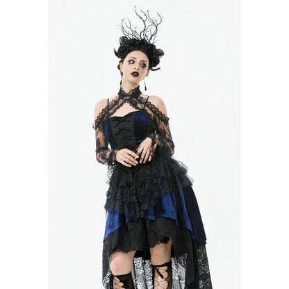 Dark in Love Arm Sleeves Thalassa Floral Lace Draped S-4XL - Sleeve Detail - QHA UK