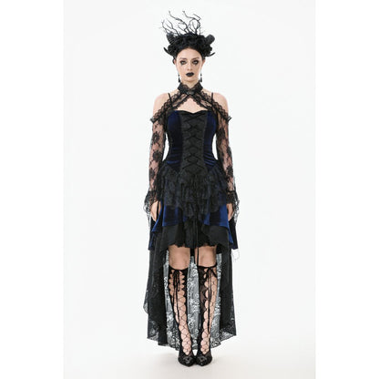 Dark in Love Arm Sleeves Thalassa Floral Lace Draped S-4XL - Sleeve Detail - QHA UK