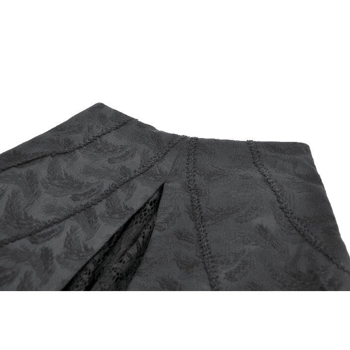 Dark in Love Women's Gothic Skirt Thornspell Layered Lace UK 8-22 - QHA UK