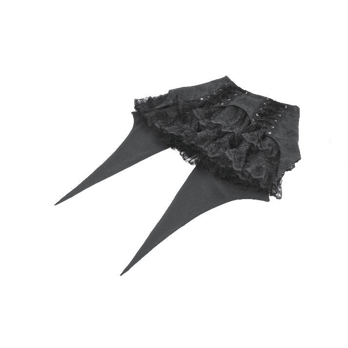 Dark in Love Women's Gothic Skirt Thornspell Layered Lace UK 8-22 - QHA UK