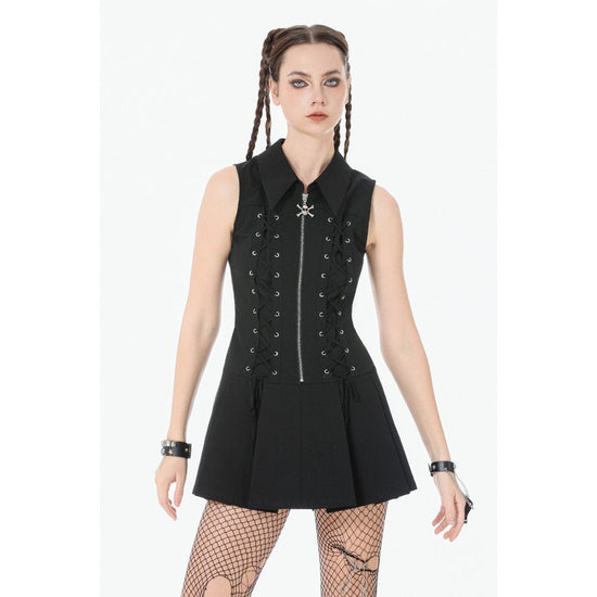Dark in Love Gothic Dress Valeria Corset UK 8-22 - QHA UK