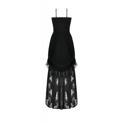 Dark in Love Maxi Dress Vampiress Royal Velvet and Lace UK 8-18 - QHA UK