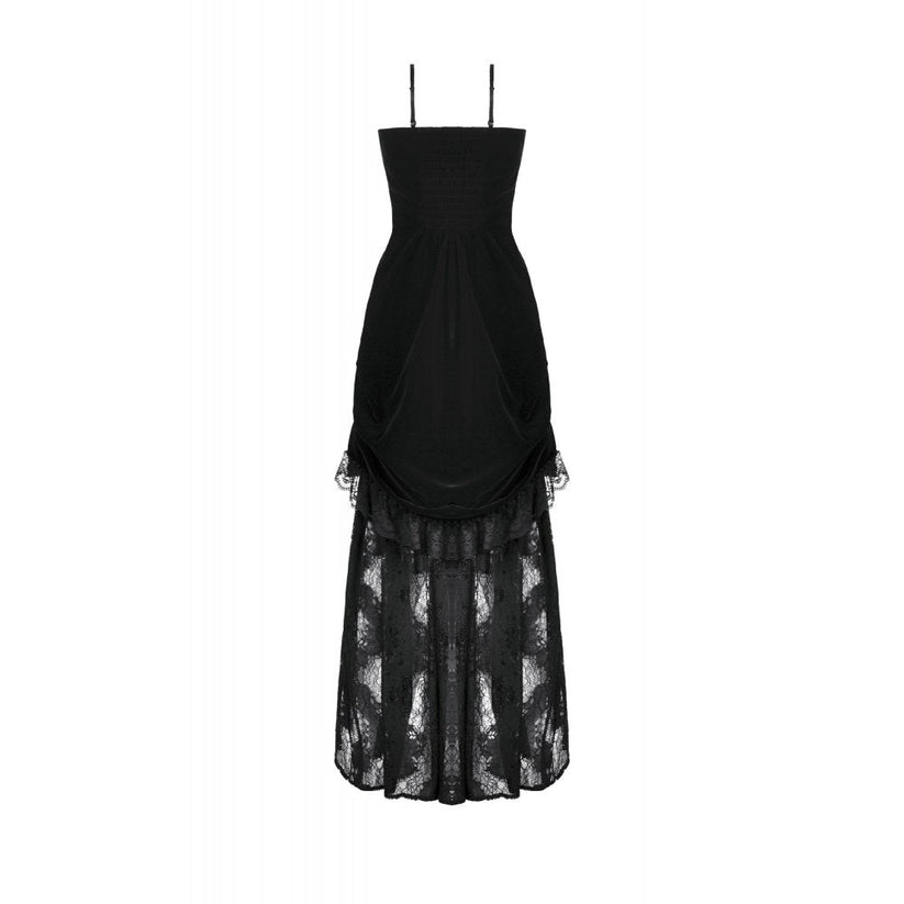 Dark in Love Maxi Dress Vampiress Royal Velvet and Lace UK 8-18 - QHA UK