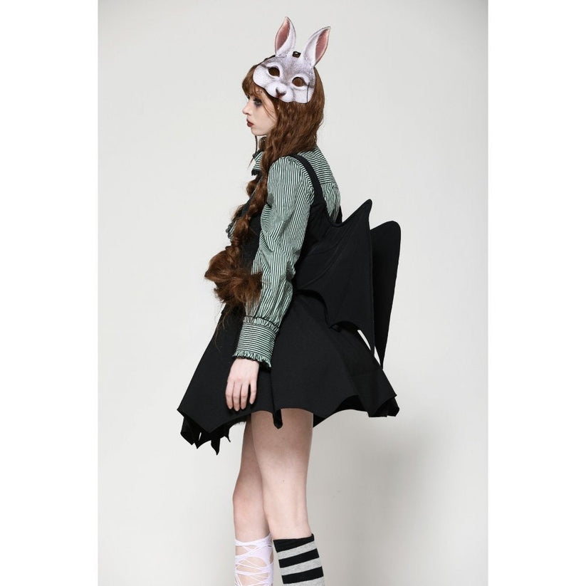 Dark in Love Gothic Waistcoat Vespertilio Bat Wing Vest UK 8-18 - QHA UK