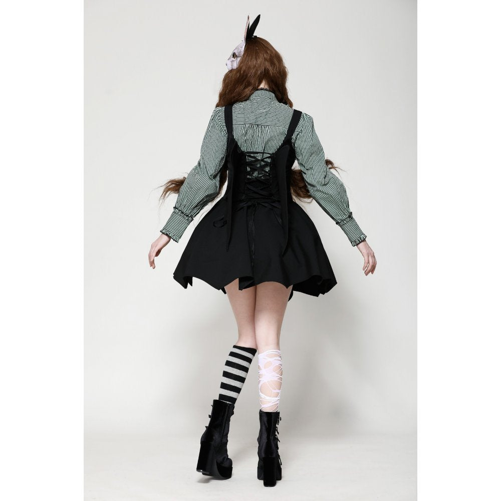Dark in Love Gothic Waistcoat Vespertilio Bat Wing Vest UK 8-18 - QHA UK