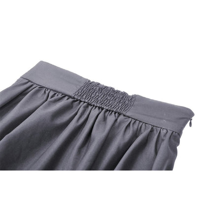 Dark in Love Women's Maxi Skirt Delora High-Waist UK 8-18 - Waistband Detail - QHA UK