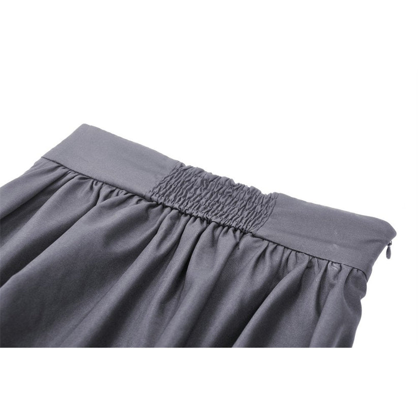 Dark in Love Women's Maxi Skirt Delora High-Waist UK 8-18 - Waistband Detail - QHA UK