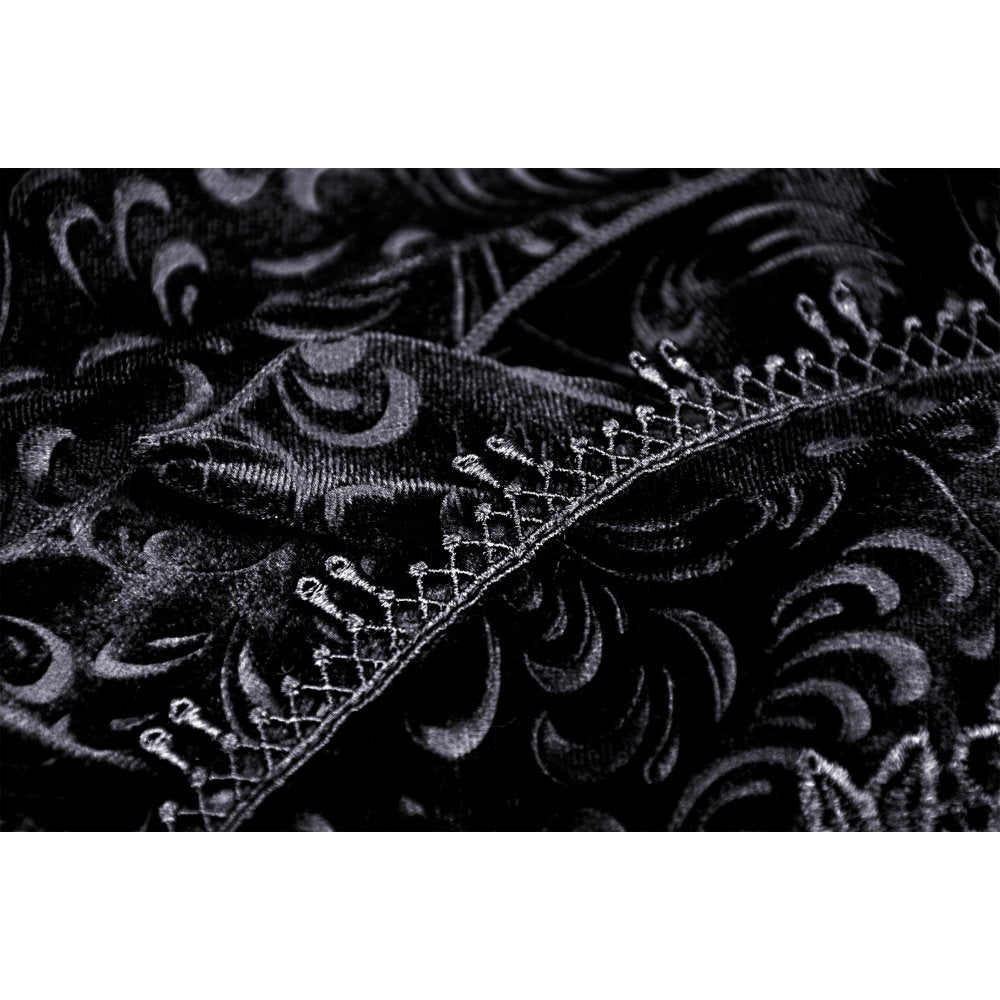 Dark in Love Skirt Zira Velvet Fishtail UK 8-18 - Texture Detail - QHA UK
