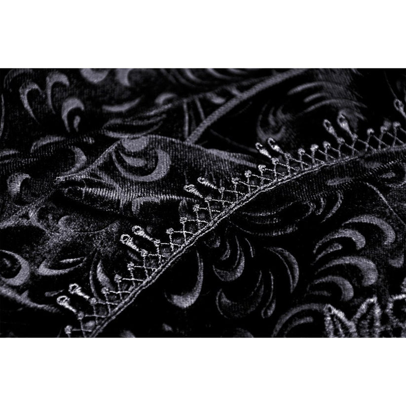 Dark in Love Skirt Zira Velvet Fishtail UK 8-18 - Texture Detail - QHA UK