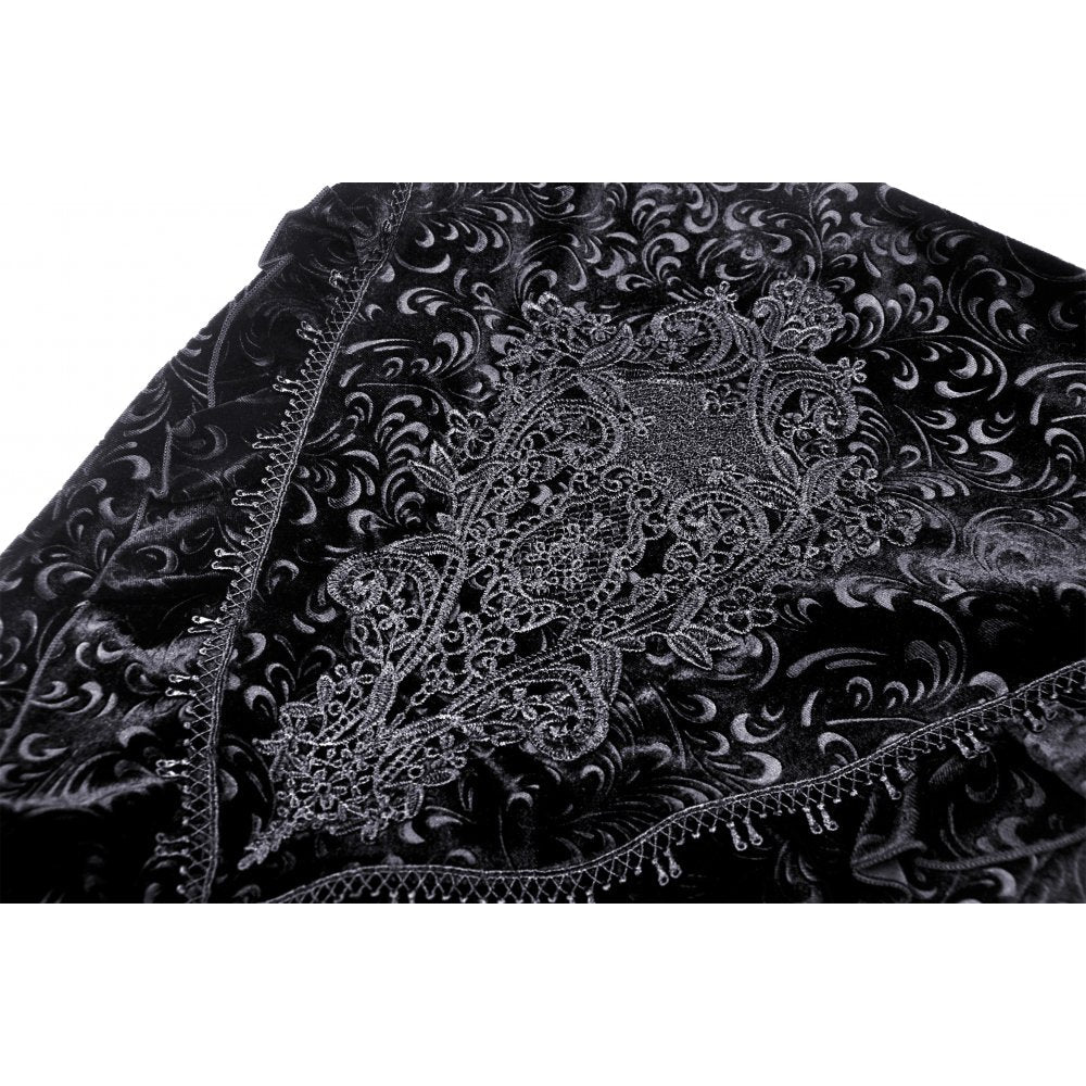 Dark in Love Skirt Zira Velvet Fishtail UK 8-18 - QHA UK