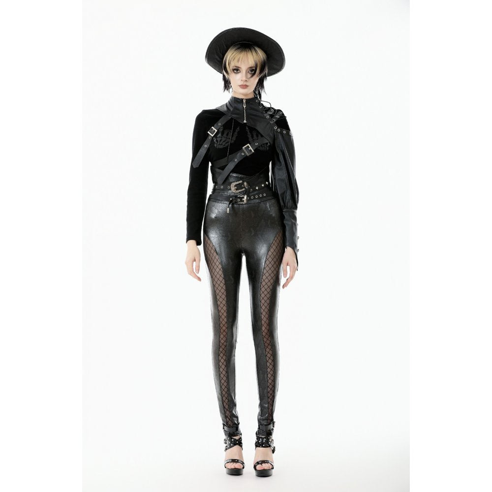 Dark in Love Women's Shrug Zora Single Sleeve Harness UK 10-18 - Sleeve Detail - QHA UK